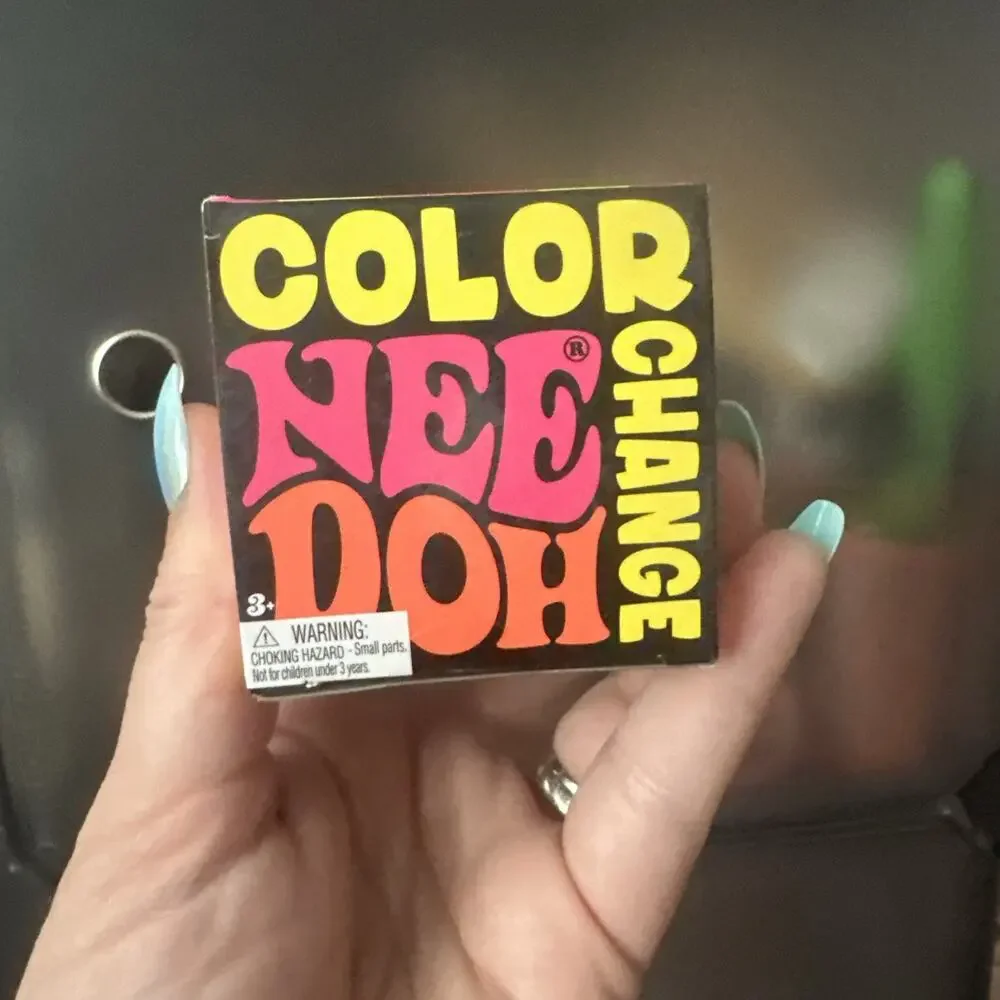 Authentic NeeDoh Color Change Pink Stress/Sensory Ball by Schylling